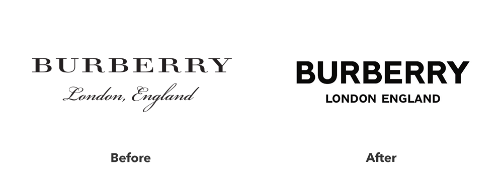 luge grænse Højttaler Burberry's 2018 Rebrand - Brandsonify